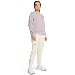 UNDER ARMOUR Women UA Unstoppable Brand Logo Printed Mid Rise Joggers-picture-13