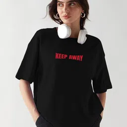 TOGS & TERRE Women Typography Printed Organic Cotton T-shirt-image-99