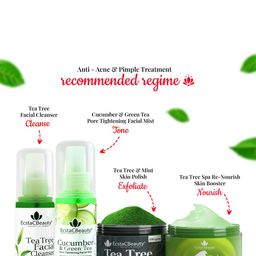 EcstaCBeauty Tea Tree Facial Cleanser For Pimples & Acne - 110 ml image 3