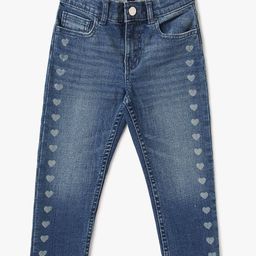 GAP Girls Regular Fit Mid-Rise Light Fade Side Printed Stretchable Jeans-image-72