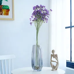 LITVERSE Purple 5 Pieces Gladiolus Artificial Flower-14