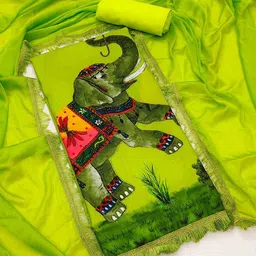 LeeliPeeri Designer Printed Unstitched Dress Material-image-50