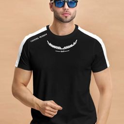TRIPR Men Graphic Printed Round Neck T-shirt-image-68