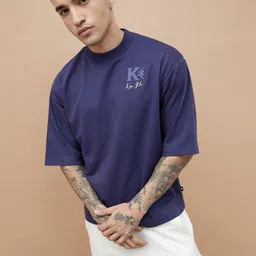 Kappa Men Solid Round Neck T-shirt-image-21