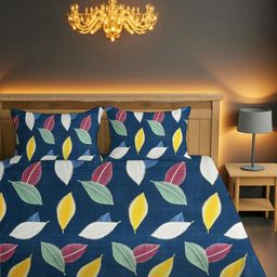 IVAZA Navy Blue Queen Bedsheets-picture-34