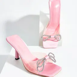 MIYOKO Embellished Party Block Sandals-23