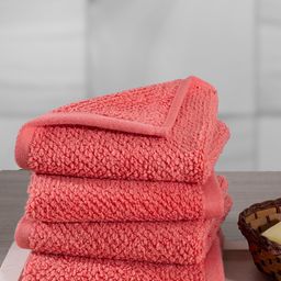MASPAR Peach 4 Pcs 550 GSM Cotton Face Towel-picture-27