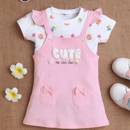MeeMee Print Pinafore Dress-image-50