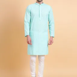 Sultan The King Of Kurta Men Thread Work Kurtas-image-61