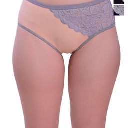 Valles365 by S.C. Pack Of 3 Crossnet Hipster Briefs CRNET3BGBLKPUR-S-picture-11
