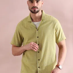 FILORI Men Comfort Opaque Checked Casual Shirt-image-17
