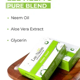 Leeford Set Of 4 Lee-Neem Neem & Aloevera Soap- 75 g Each image 5