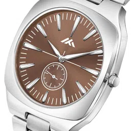 DOUBLERUN Men Round Dial & Bracelet Style Straps Analogue Multi Function Watch H05NMT-814 image 3