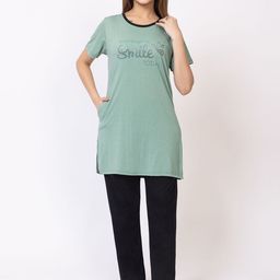 BUFFARO Women Printed Night suit-image-33