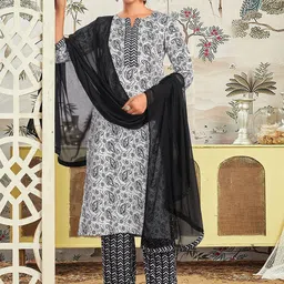 KALINI Women Ethnic Motifs Printed Regular Kurta with Trousers & With Dupatta-15