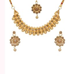 Anouk Women Gold Jewellery Set-image-100