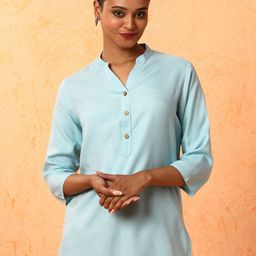 Jaipur Kurti Women Printed Keyhole Neck Kurta-29