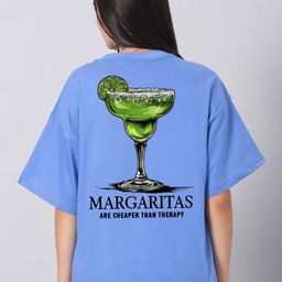 Besick Women Typography Printed Round Neck Cotton Oversized T-shirt-picture-34