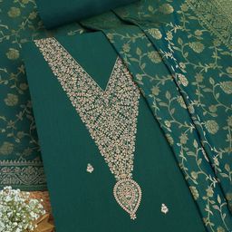 Soch Floral Embroidered Modal Silk Unstitched Dress Material-picture-34