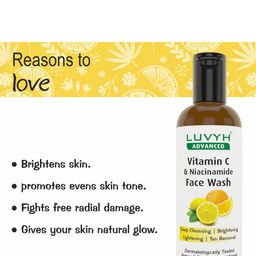 LUVYH Advanced Vitamin C & Niacinamide Face Wash - 100ml image 4