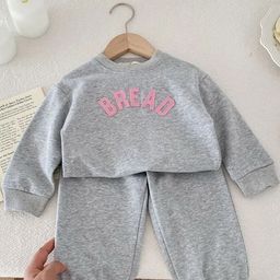 LULU & SKY Girls Printed Cotton Sweatshirt With Jogger-picture-17