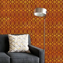 ArtzFolio Printed UV-Resistant Anti-Bacterial Deco Geometric Pattern Peel & Stick Wallpaper-image-67