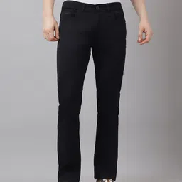 Richlook Men Comfort Slim Fit Mildly Distressed Stretchable Jeans-image-93