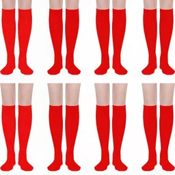 MUKHAKSH Unisex Red Socks-picture-53