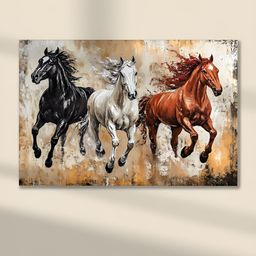 Myntra Elegant Homes Brown & Black Birds & Animals Printed Canvas Wall Art-image-95
