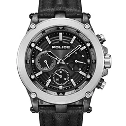 Police Men Dial & Leather Straps Analogue Watch NTPLPEWJF2226640W-54