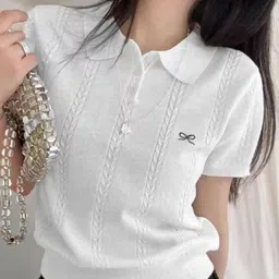 KPOP Women Self Design Top-image-74