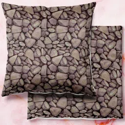 ArtzFolio Multicoloured Set of 2 Velvet Square Cushion Covers-picture-54