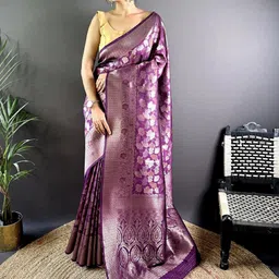 DIVASTRI Ethnic Motifs Woven Design Zari Saree-picture-33