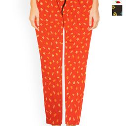AFRA GARMENTS Women Pack Of 3 Printed Cotton Lounge Pants-image-79
