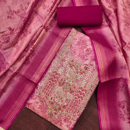 Maroosh Embroidered Unstitched Dress Material-image-31