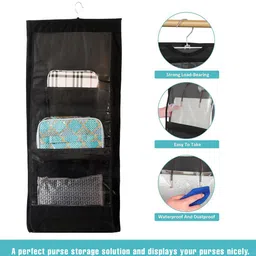 Kuber Industries Black Set of 1 Regular Multi-Utility Organisers image 3