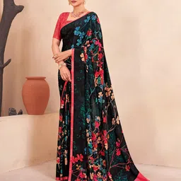 JIVORA Floral Printed Saree-picture-16