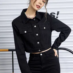 BUY NEW TREND Women Lightweight Denim Jacket-44