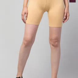 Attire Zone Women Pack of 2 Skinny Fit Low-Rise Running Sports Shorts-image-62
