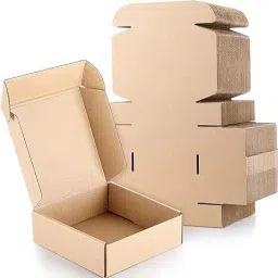 Self-Locking Box Craft Paper 3Ply Self-locking/Auto lock corrugated Packaging box size:-5X5X2inch Packaging Box-18