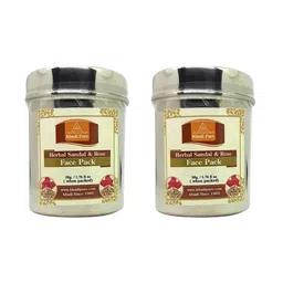 Khadi Pure Set Of 2 Herbal Sandal & Almond Face Mask - 50 g Each-image-69