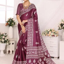 KALINI Ethnic Motifs Printed Saree-46
