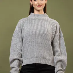 Chemistry Women Ribbed Woollen Pullover-picture-37