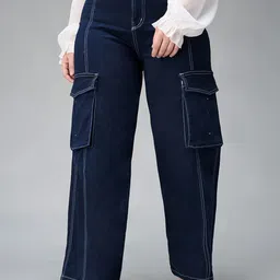 Miss Chase A+ Women Wide Leg High-Rise Stretchable Jeans-image-52