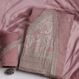 Meena Bazaar Floral Printed Unstitched Dress Material-image-34