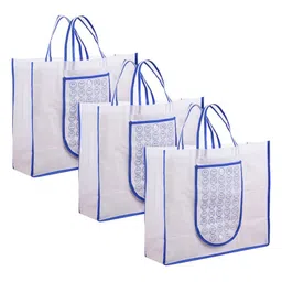 Kuber Industries Floral Shopper Tote Bag with Applique-29