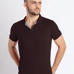 Status Quo Men Polo Collar Pockets Slim Fit T-shirt-image-94