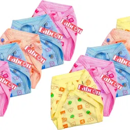 Baby Nappy (Langot) (Cloth Diaper), 12 Piece, Hosiery Soft Fabric, 0 - 6 Months-13