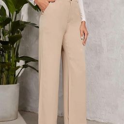 Next One Women Solid High-Rise Trousers-picture-9