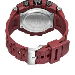 FELIZER Men Dial & Straps Digital Multi Function Watch LSKA-9058-Red image 2